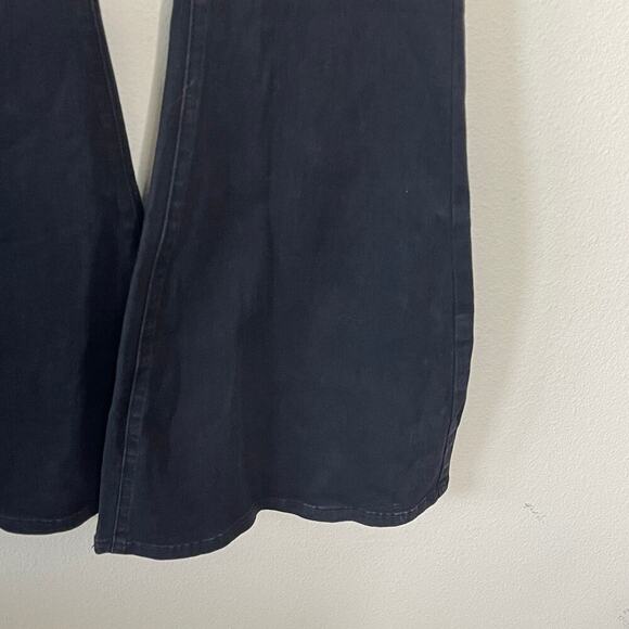 Judy Blue Black Pull On Super Flare Charcoal Wash Stretch Jean Size 5/27 - Picture 4 of 9